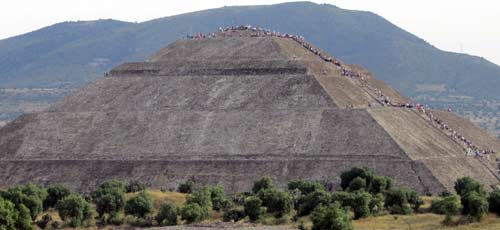Pirâmide do Sol em Teotihuacan